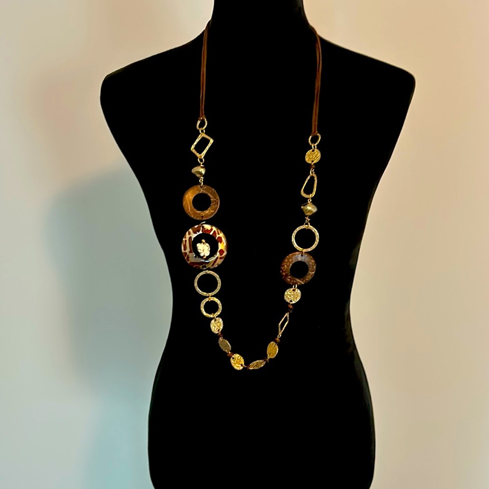Chunky necklacece with mixed metals - from Chico’s